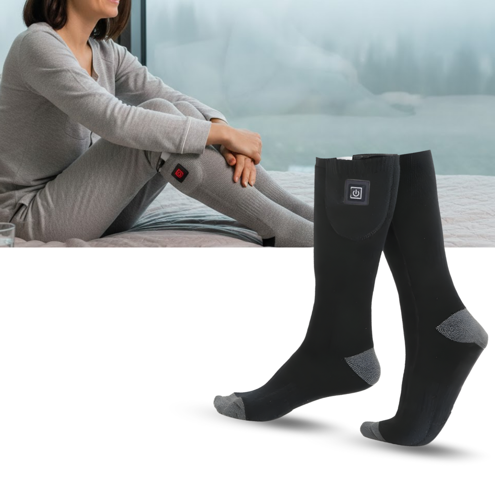 Chaussettes chauffantes électriques - Ozerty