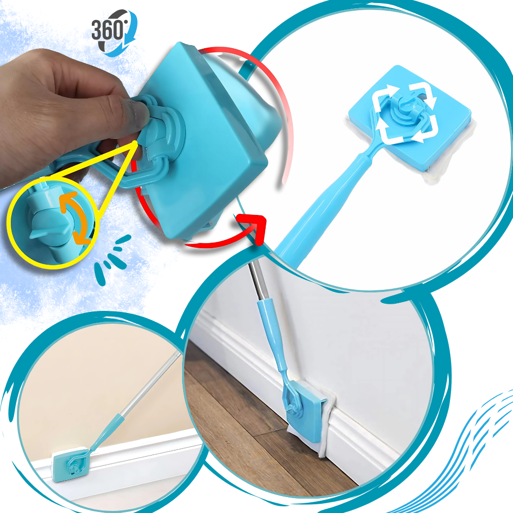Brosse de nettoyage flexible pour plinthes - Ozerty