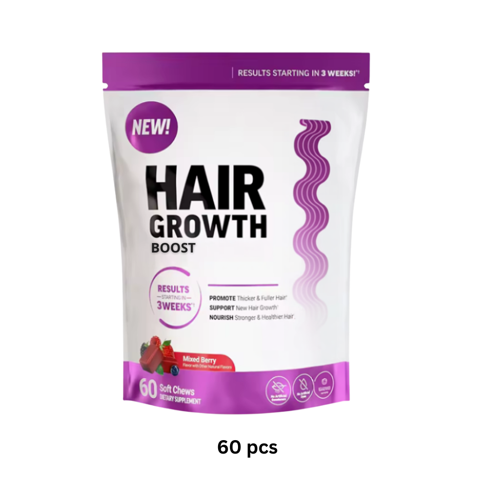Gummies fruités et enrichis à la biotine pour cheveux - Ozerty