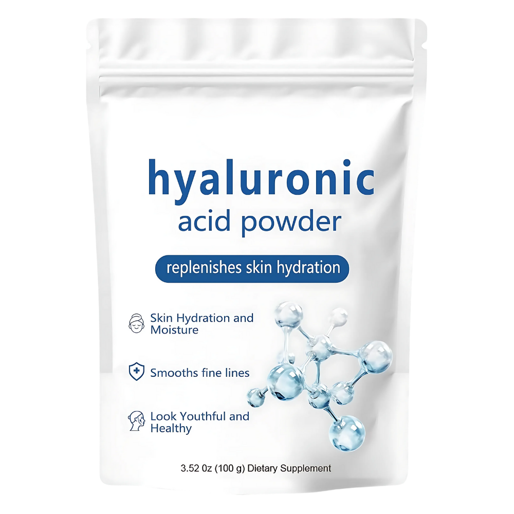 Poudre d'acide hyaluronique hydratante à spectre complet - Ozerty
