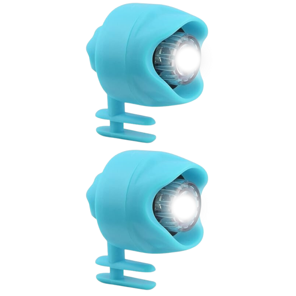 Lumière étanche et main libres pour Crocs -Bleu - Ozerty