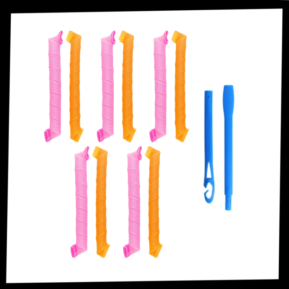 Kit de rouleaux pour boucler les cheveux sans chaleur

 - Ozerty