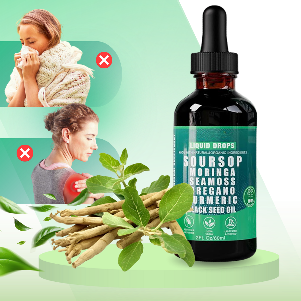 Gouttes extrait de Corossol et plantes naturelles - Ozerty