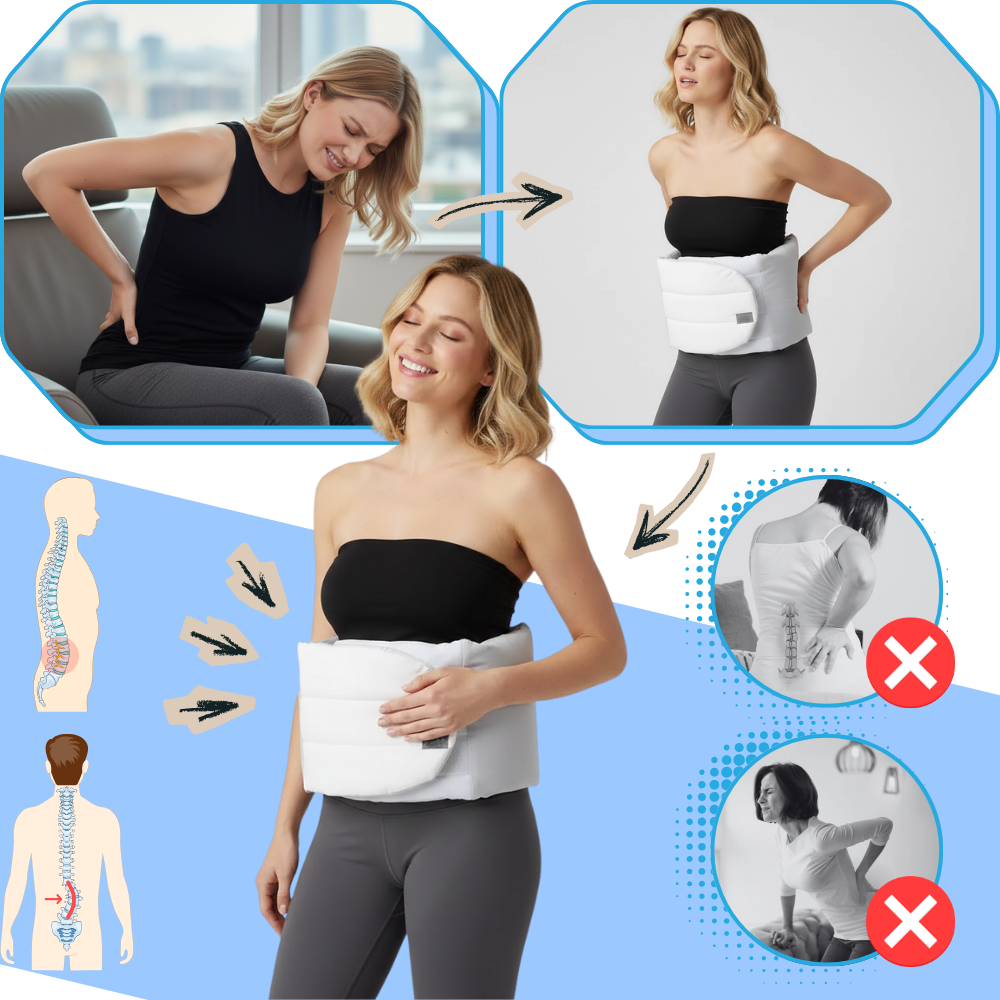 Ceinture de support dorsal en soie glacée - Ozerty