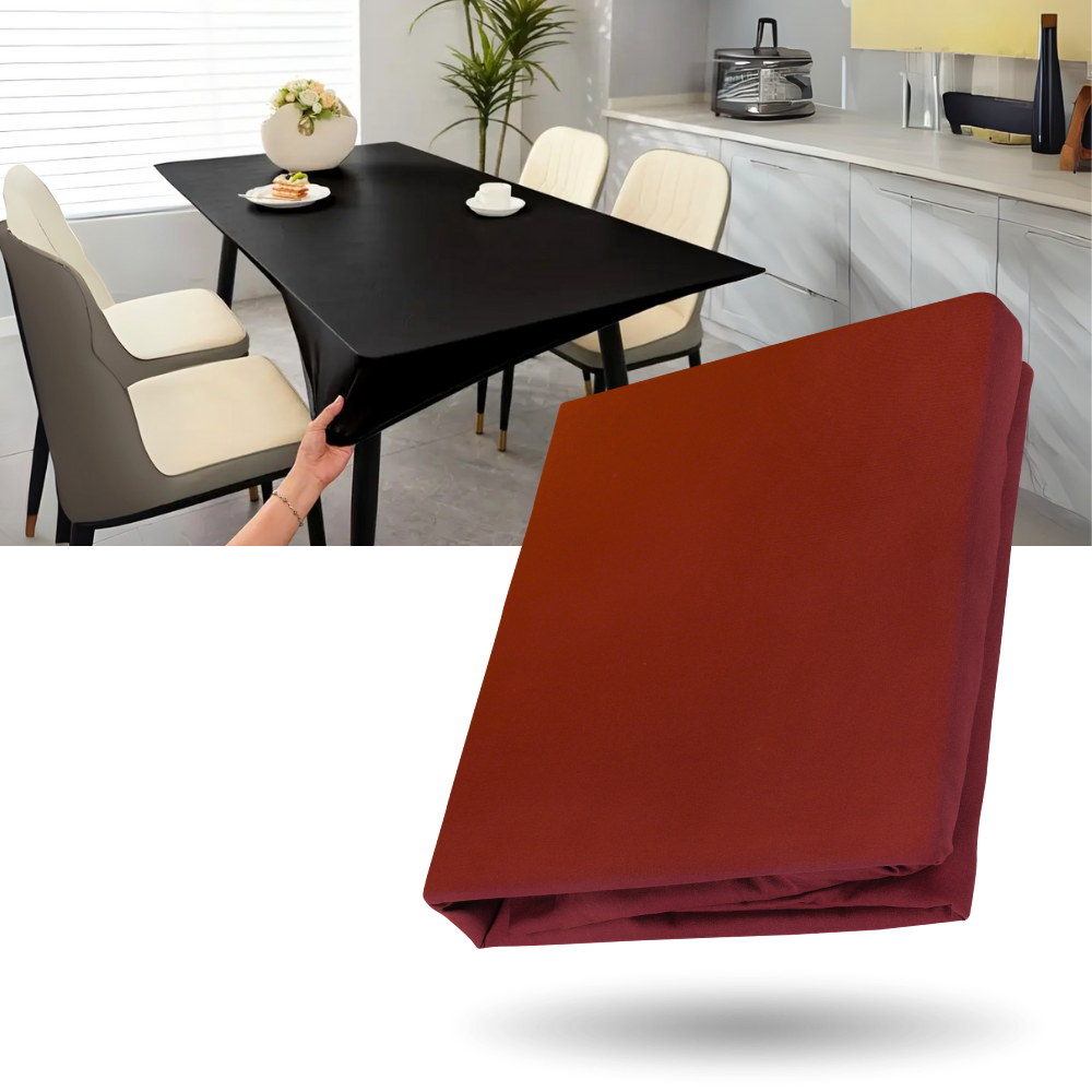 Nappe rectangulaire en cuir d'agneau  - Ozerty