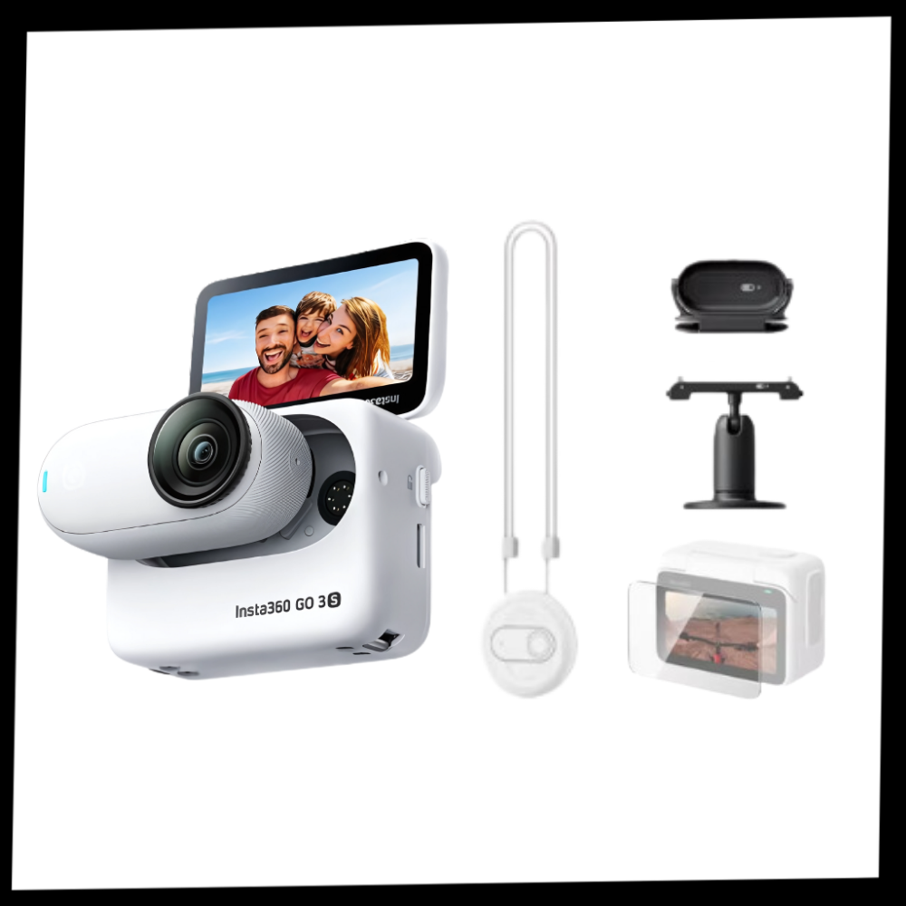 Caméra Insta 360 mains libres à montage magnétique  - Ozerty