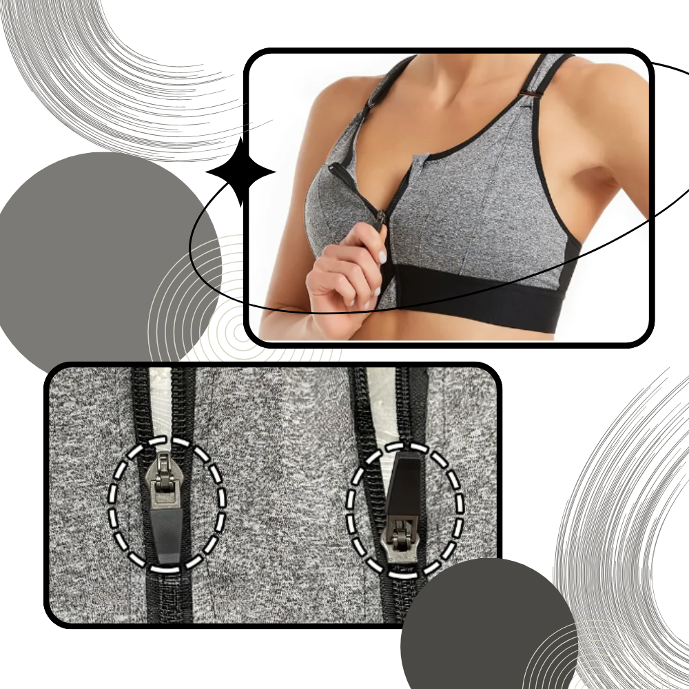 Soutien-gorge de sport à dos nageur avec soutien maximal - Ozerty
