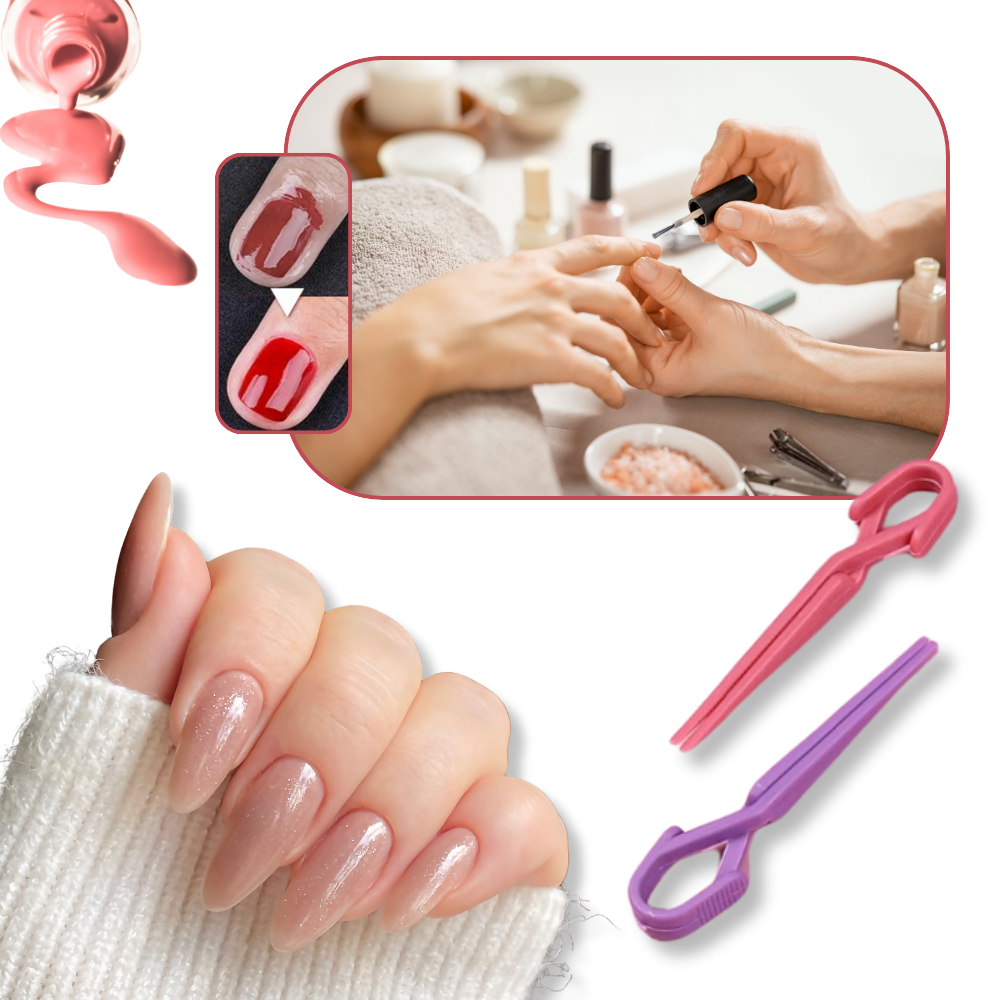 Protecteur de doigt pour pose de vernis à ongles sans débordement - Ozerty