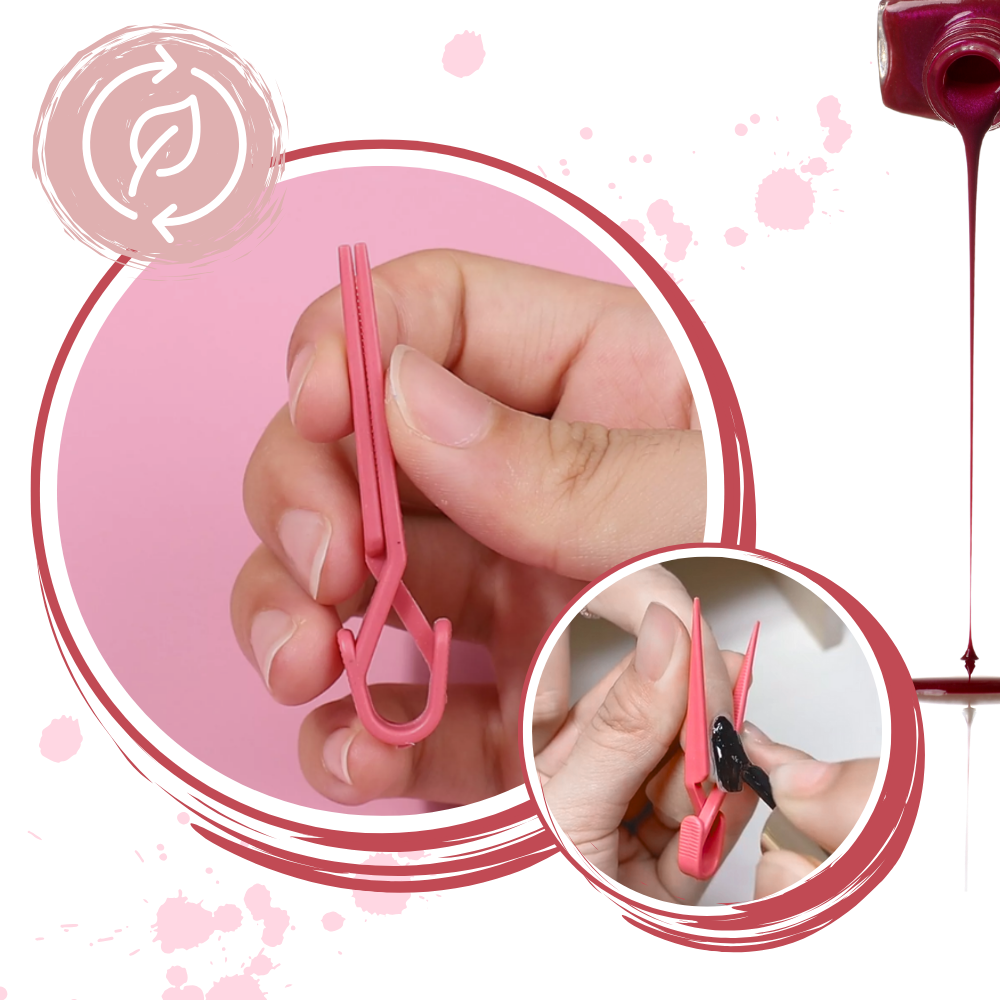 Protecteur de doigt pour pose de vernis à ongles sans débordement - Ozerty