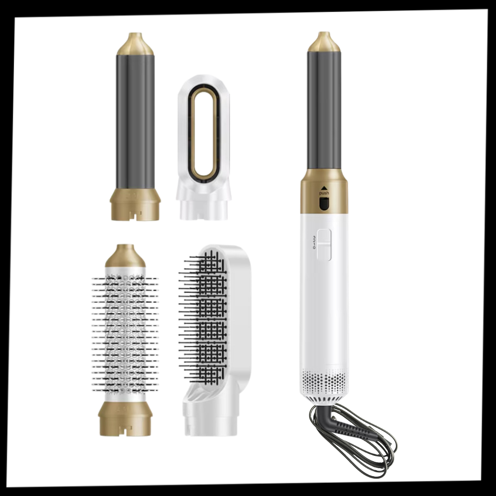 Brosse sèche-cheveux multifonction - Ozerty