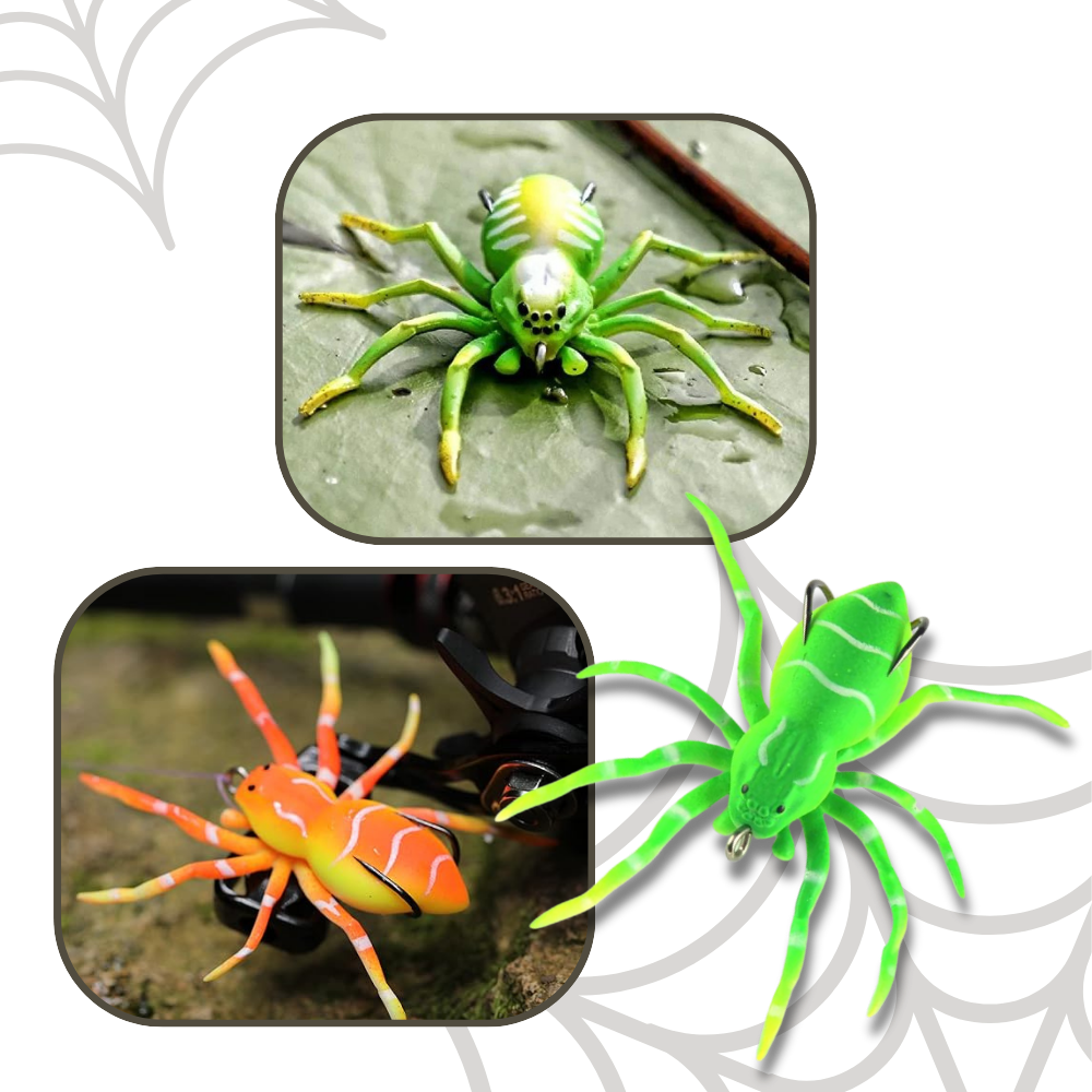 Appât de pêche en forme d'araignée à mouvements naturels

 - Ozerty