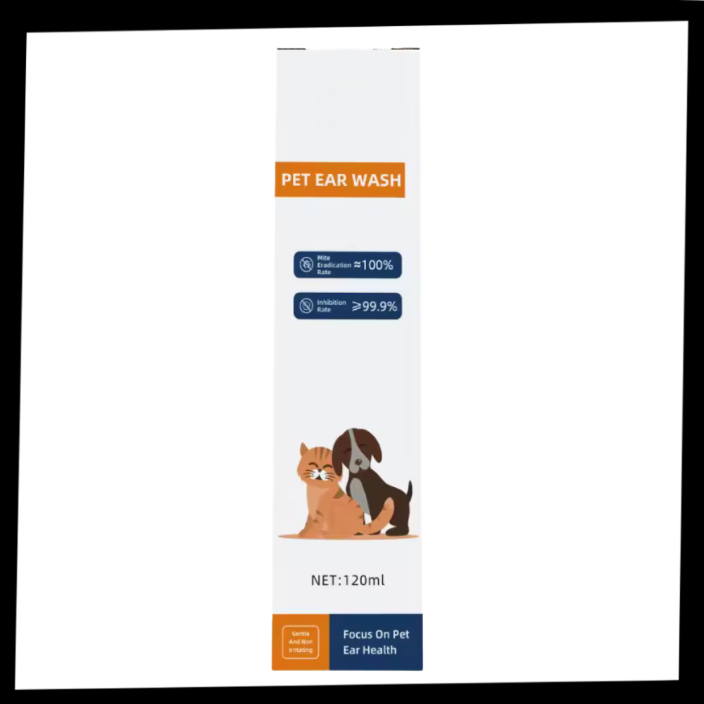Nettoyant et désodorisant pour oreilles d'animaux - Ozerty