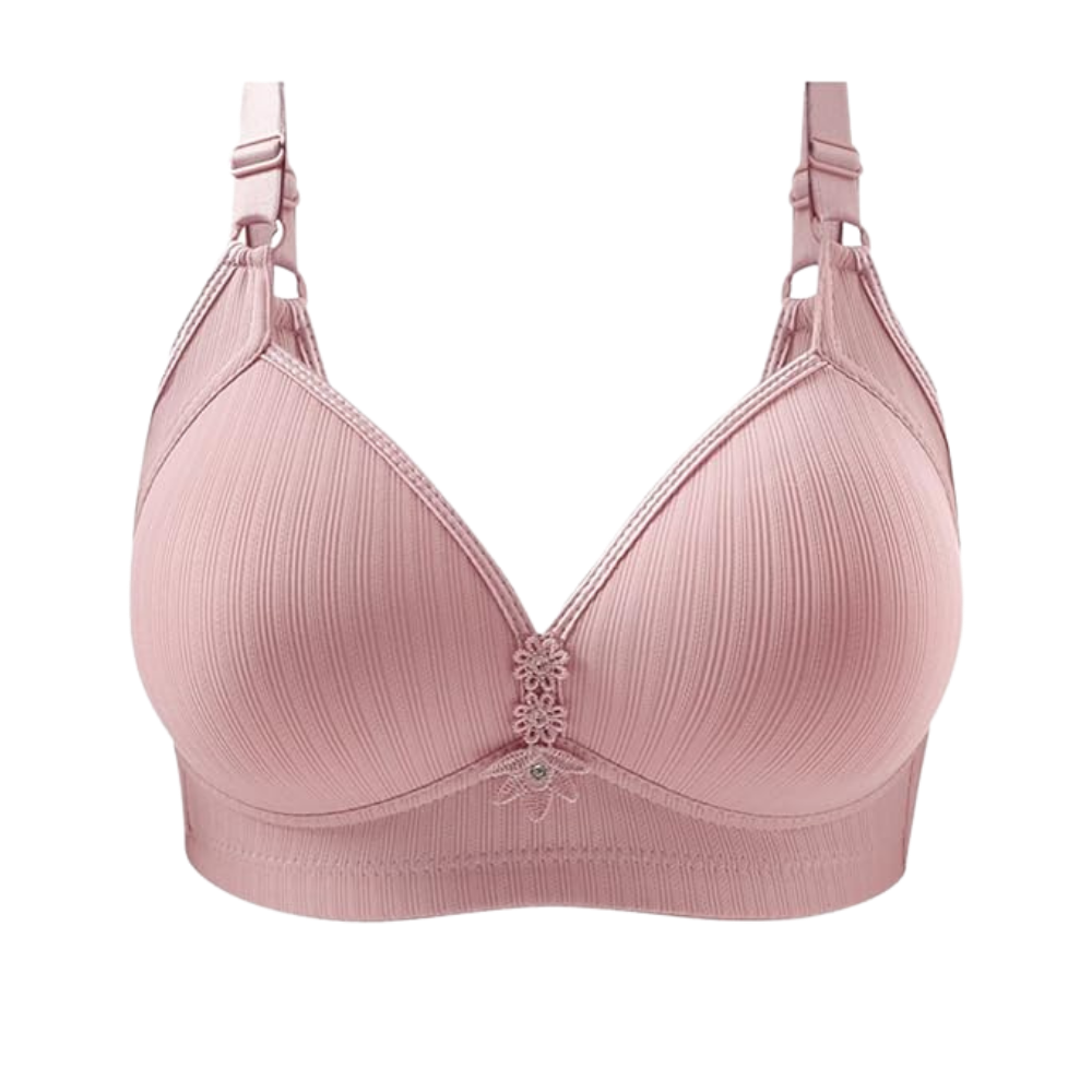 Soutien-gorge push-up sans fil grande taille 

 -Rose/SRose/MRose/LRose/XLRose/XXLRose/3XLRose/4XLRose/5XL - Ozerty