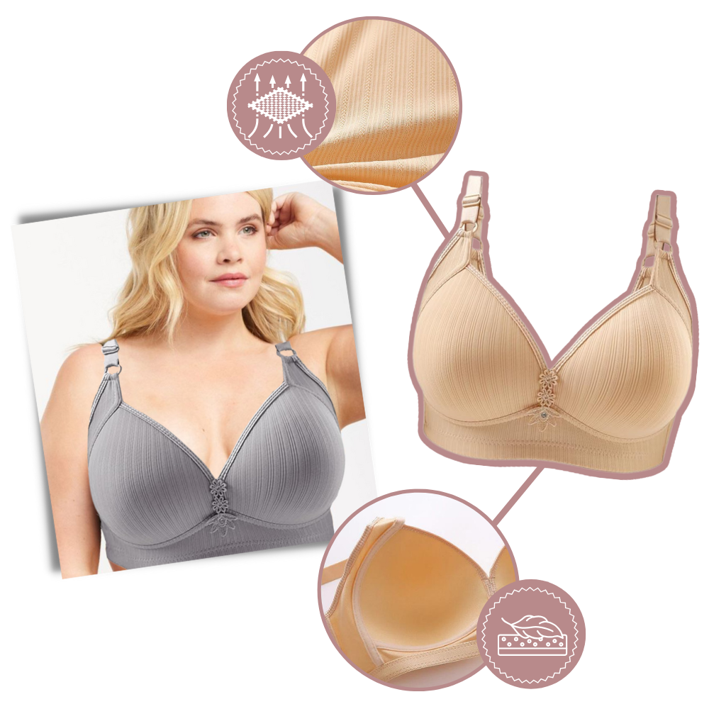 Soutien-gorge push-up sans fil grande taille 

 - Ozerty