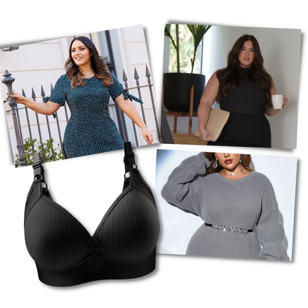 Soutien-gorge push-up sans fil grande taille 

 - Ozerty