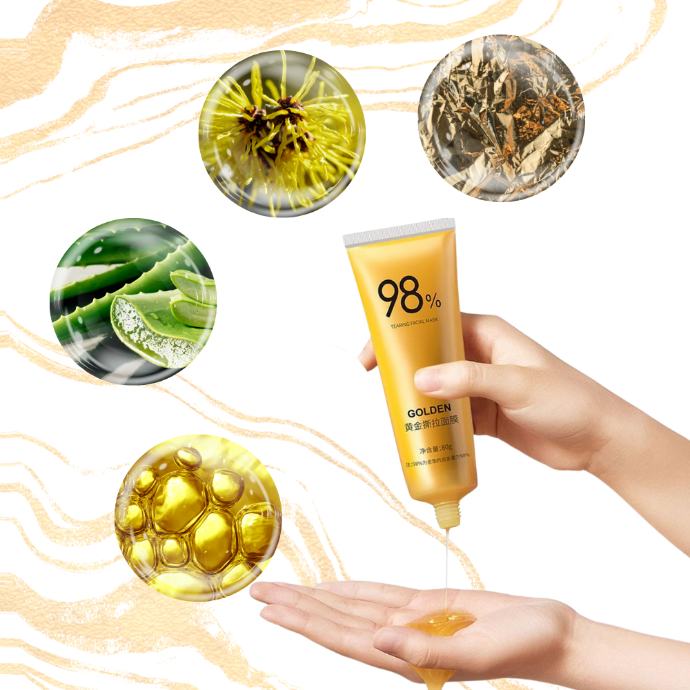 Masque doré peel-off pour le nettoyage des pores

 - Ozerty