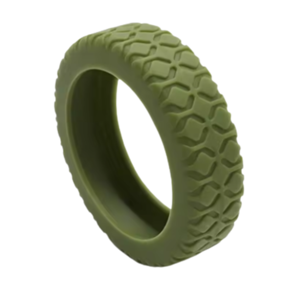 Protections en silicone pour roues de valise -Vert foncé - Ozerty