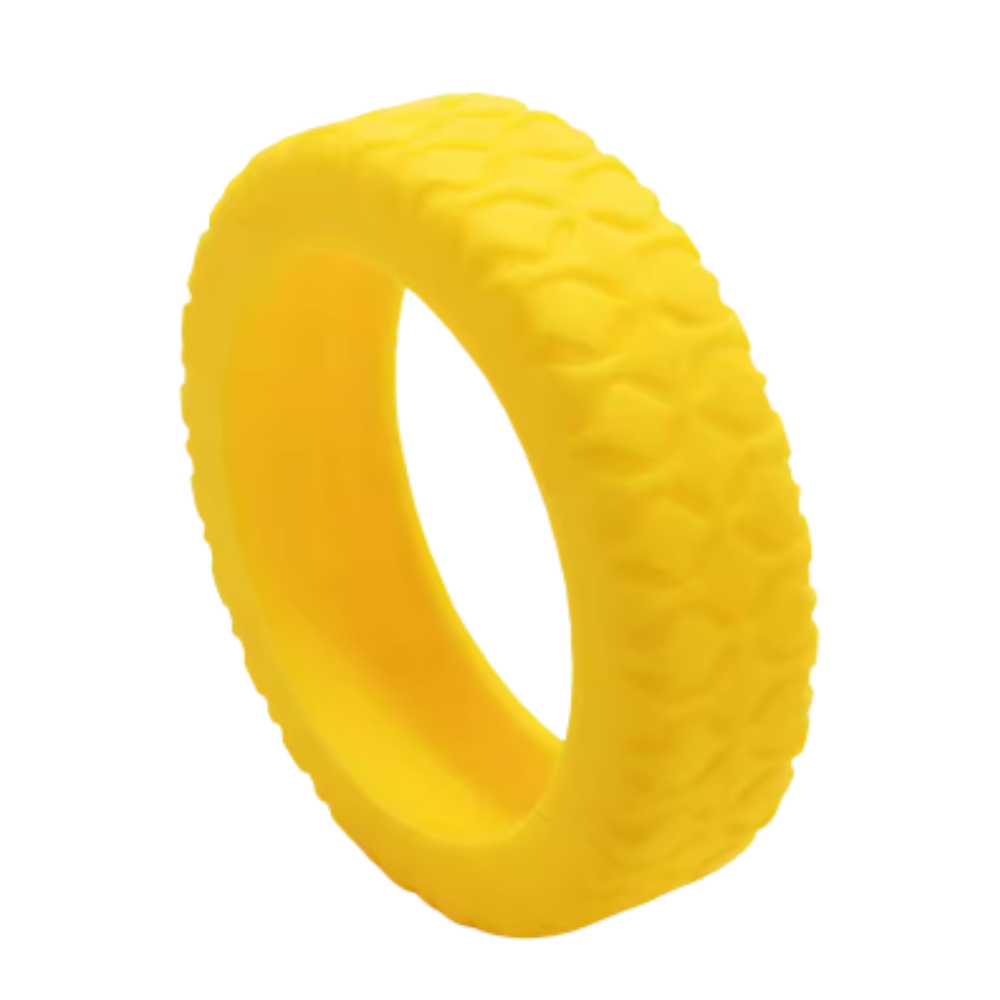 Protections en silicone pour roues de valise -Jaune - Ozerty