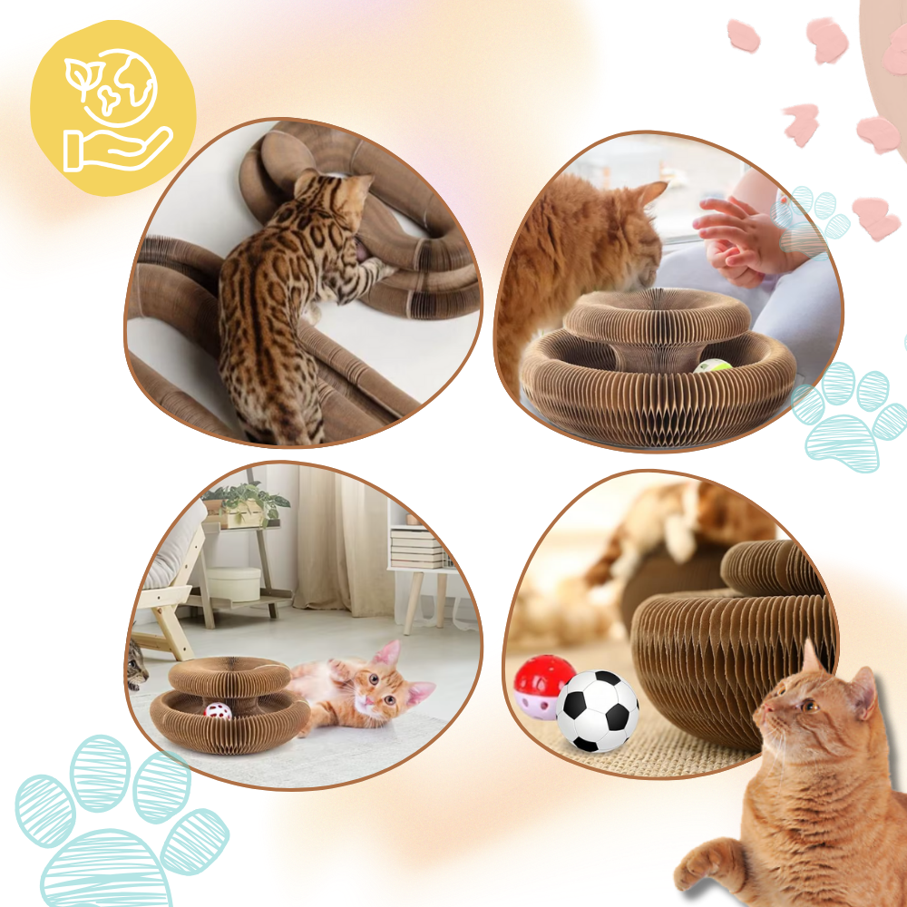 Griffoir anti-stress pour chat - Ozerty