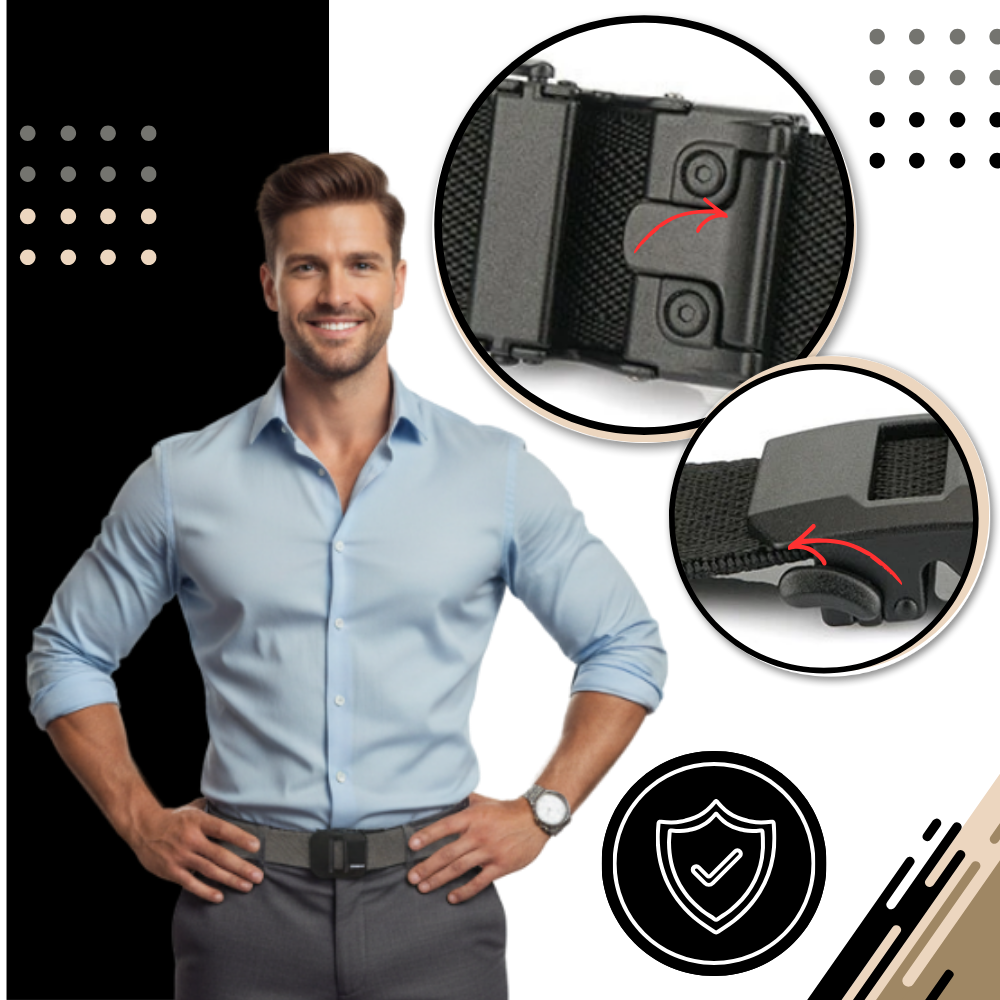 Ceinture en nylon à boucle automatique - Ozerty