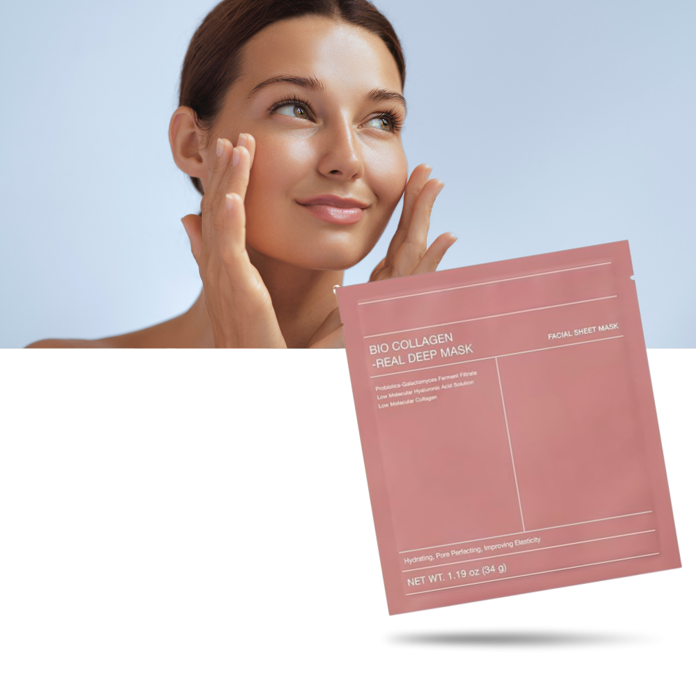 Masque visage rajeunissant et hydratant au collagène - Ozerty