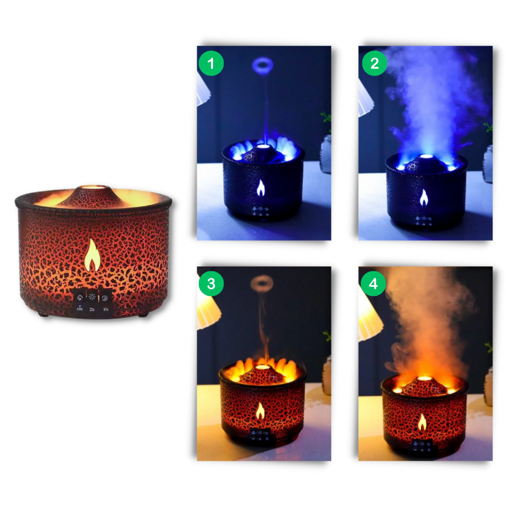 Humidificateur relaxant en forme de volcan

 - Ozerty