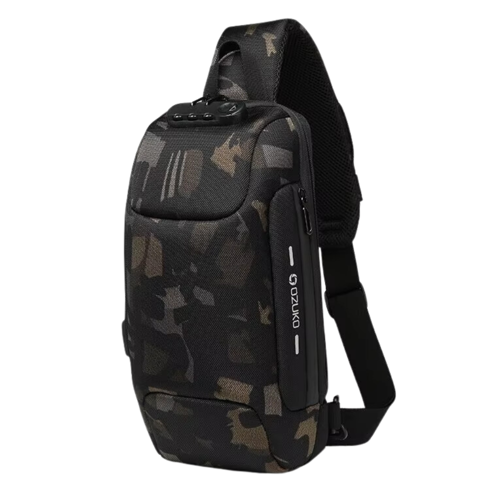 Sac à bandoulière antivol -Camouflage - Ozerty