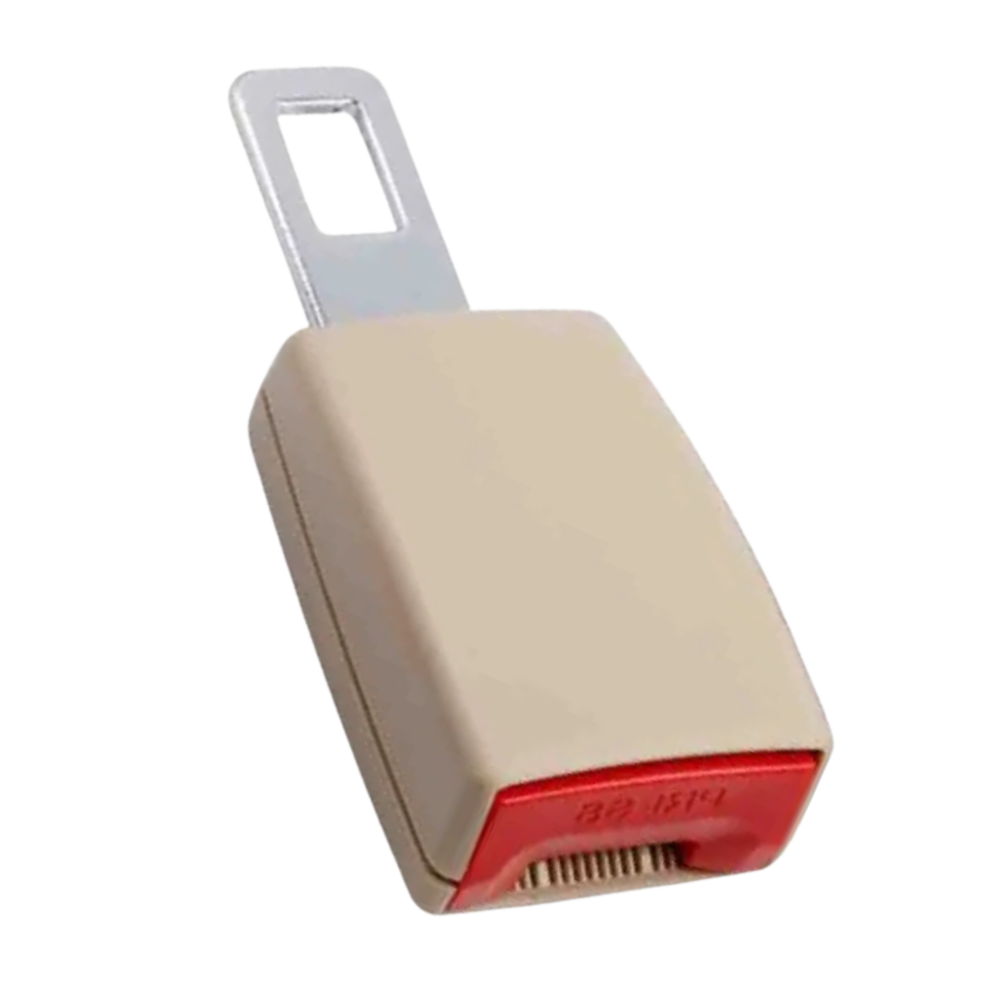 Rallonge de ceinture de sécurité à verrouillage sécurisé -Beige - Ozerty