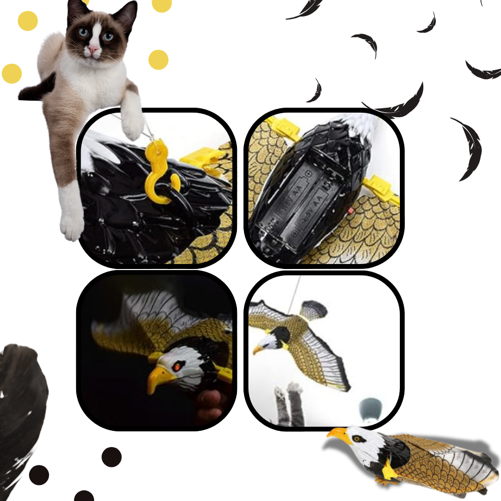 Jouet oiseau volant pour chat à suspendre

 - Ozerty