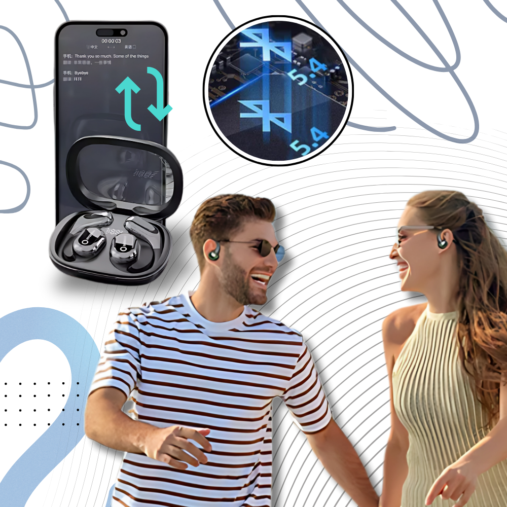 Écouteurs de traduction Bluetooth - Ozerty