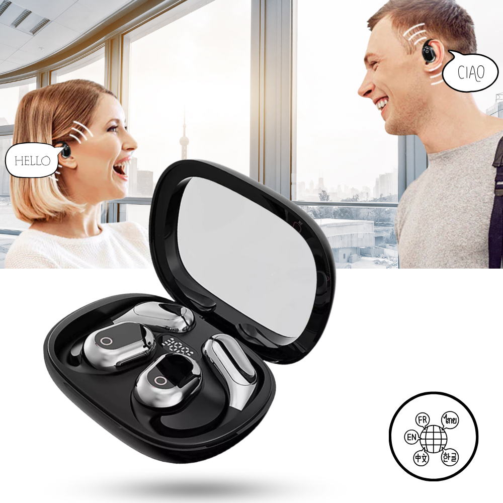 Écouteurs de traduction Bluetooth - Ozerty