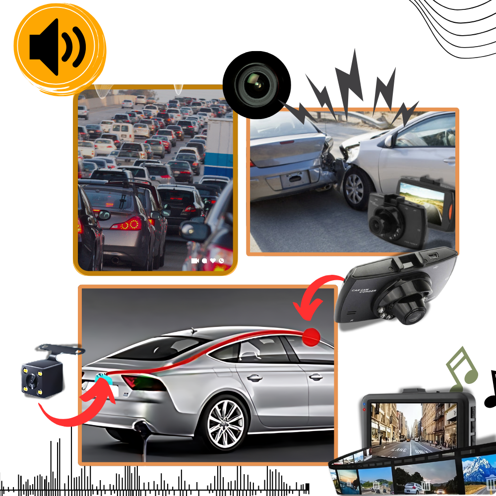 Enregistreur de conduite intelligent HD 1080p

 - Ozerty