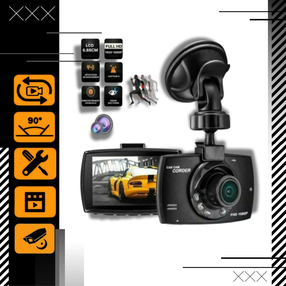 Enregistreur de conduite intelligent HD 1080p

 - Ozerty