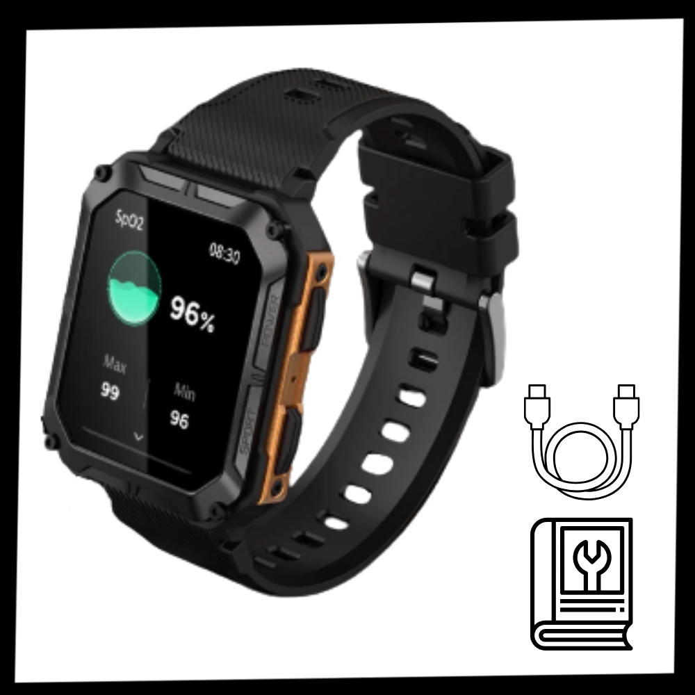 Montre connectée militaire santé - Ozerty