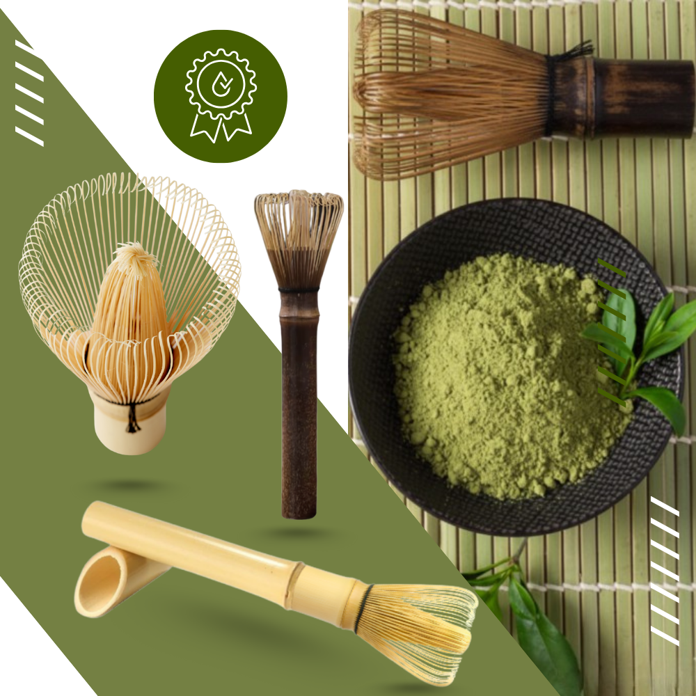 Fouet à matcha mélange lisse et homogène - Ozerty