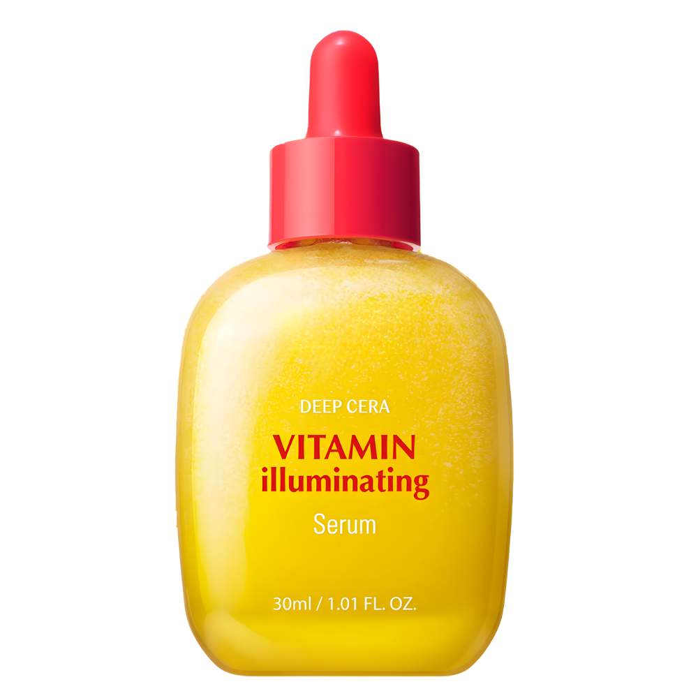 Sérum illuminateur vitaminé pour une peau lisse et éclatante -Jaune - Illuminateur - Ozerty