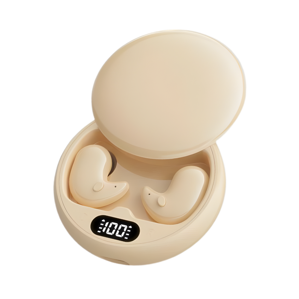 Écouteurs ergonomiques Snore Block -Beige - Ozerty