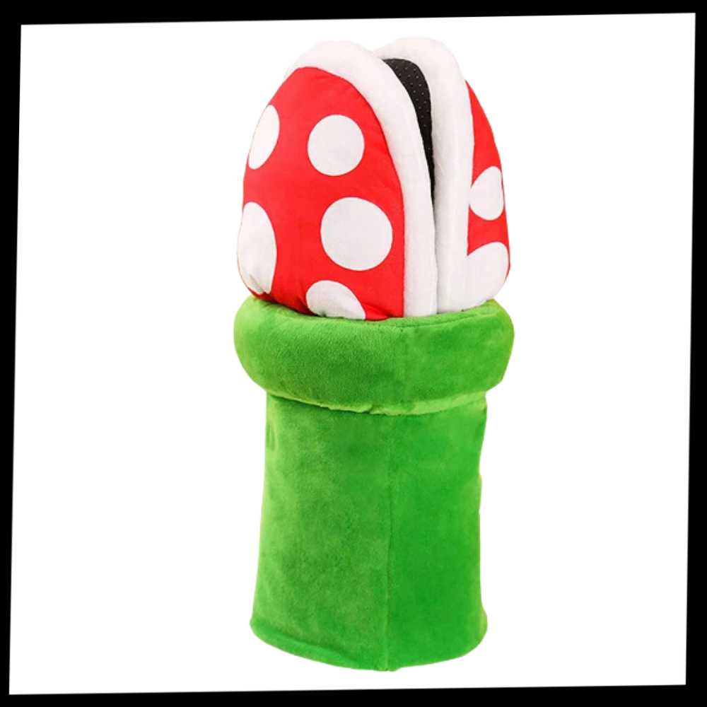 Pantoufles plante piranha de Mario en peluche 

 - Ozerty