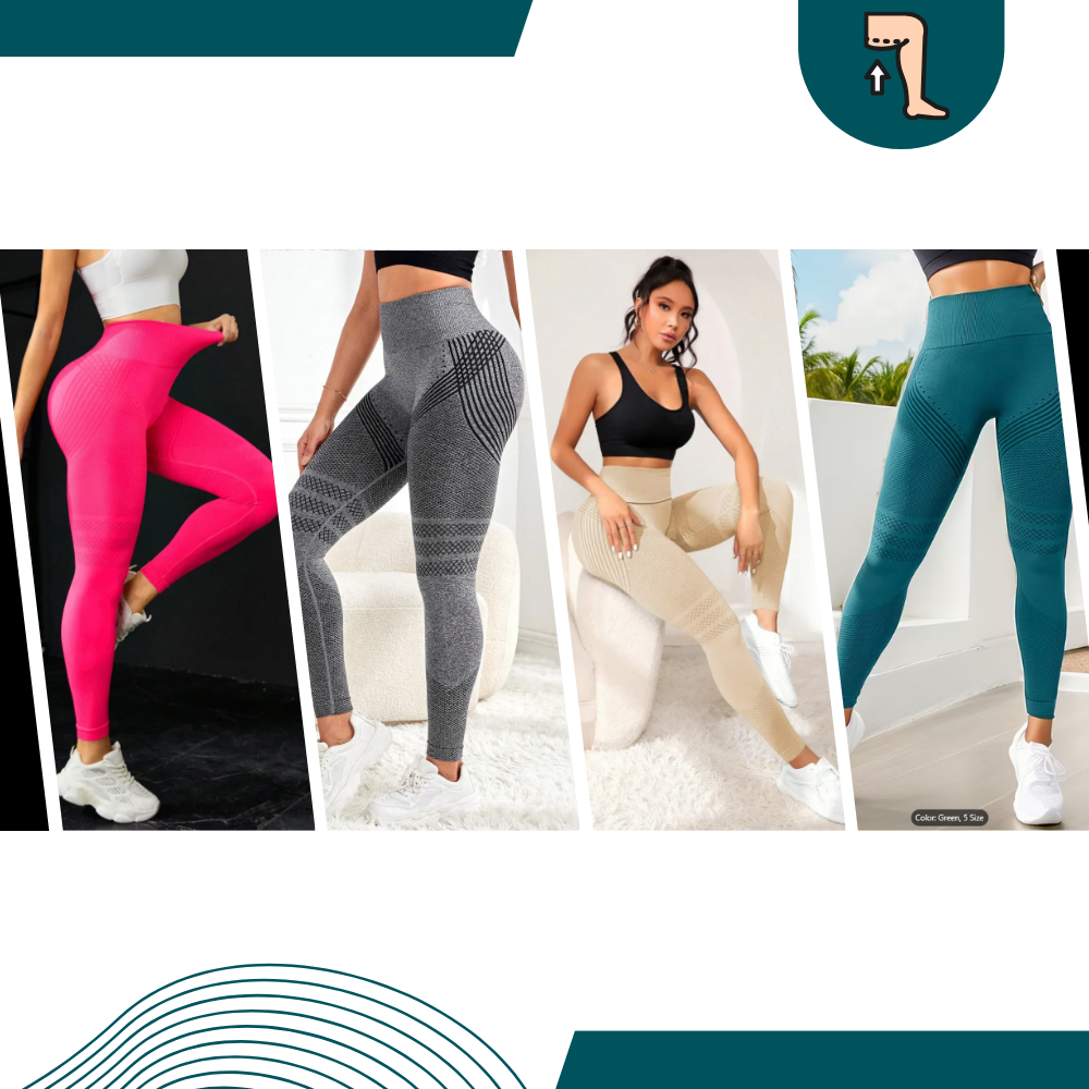 Leggings 3D de compression extensibles et sans coutures - Ozerty