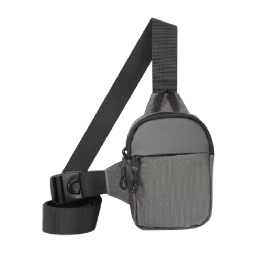 Mini sac à bandoulière élégant -Gris - Ozerty
