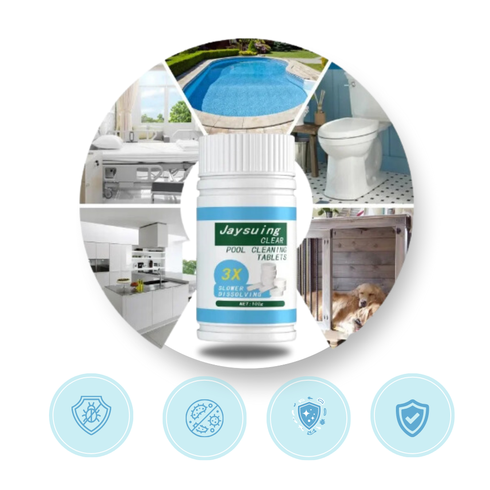 Tablettes de chlore extra purifiantes pour la piscine

 - Ozerty