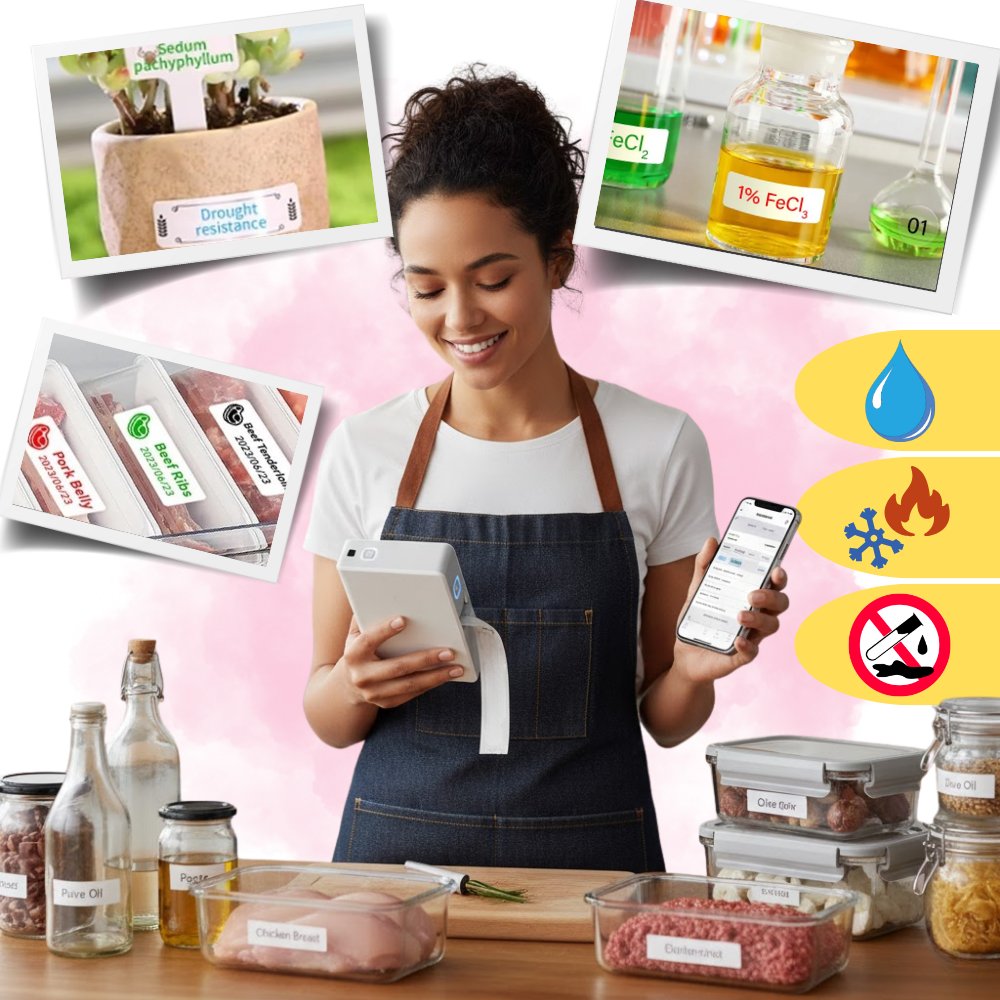 Imprimante thermique portable pour étiquettes - Ozerty