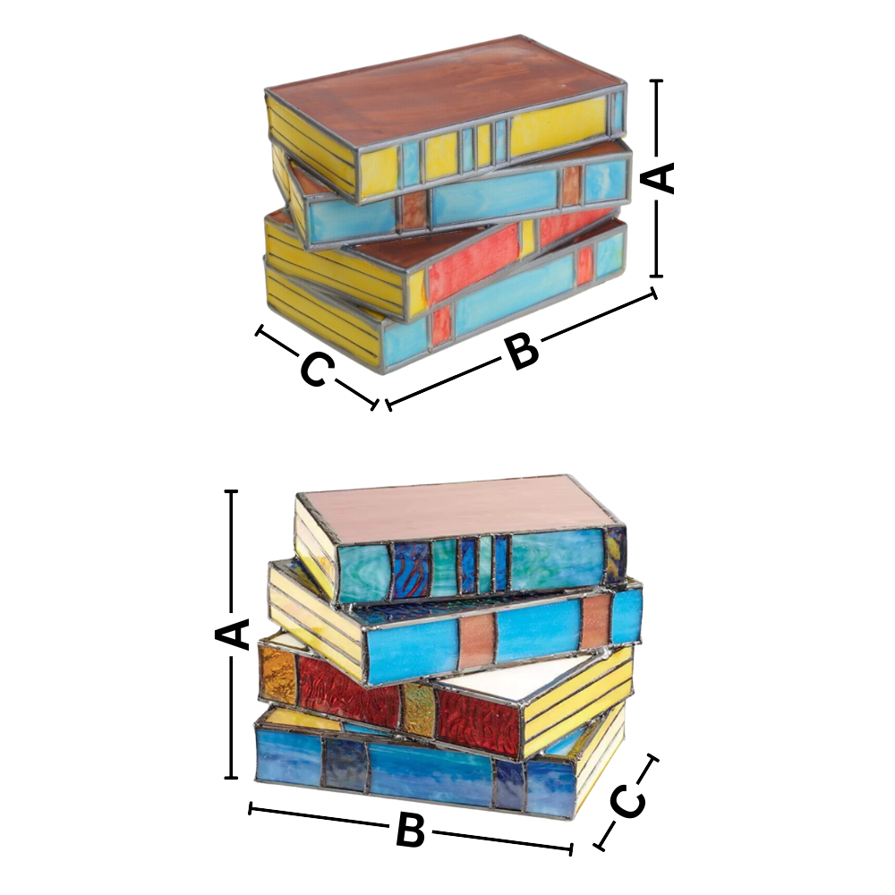 Lampe intemporelle livres empilés

 - Ozerty