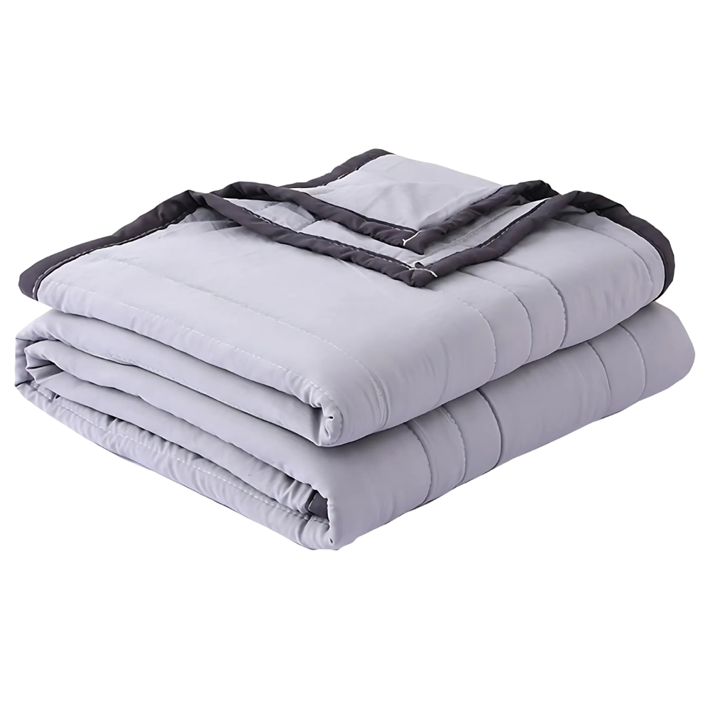 Couverture rafraîchissante et relaxante -Gris - Ozerty
