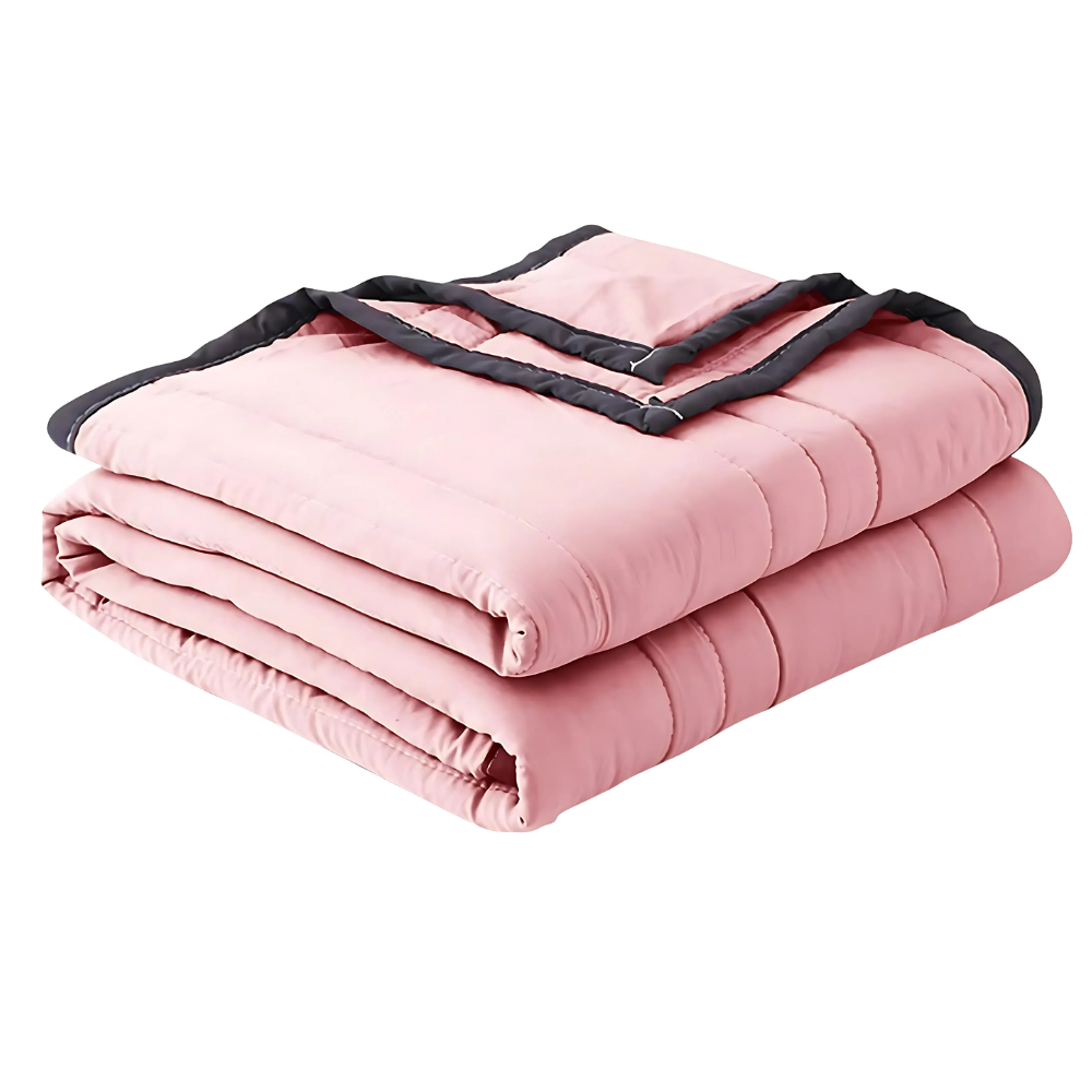 Couverture rafraîchissante et relaxante -Rose - Ozerty