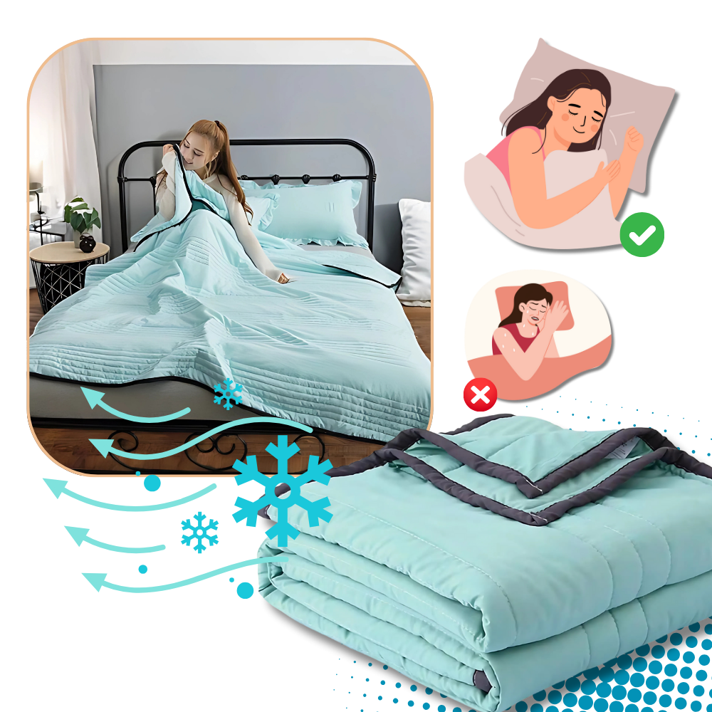 Couverture rafraîchissante et relaxante - Ozerty