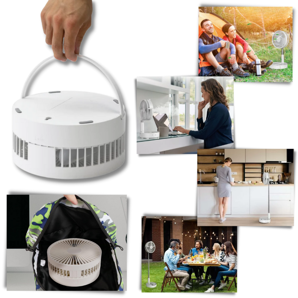 Ventilateur portable à chargement USB

 - Ozerty