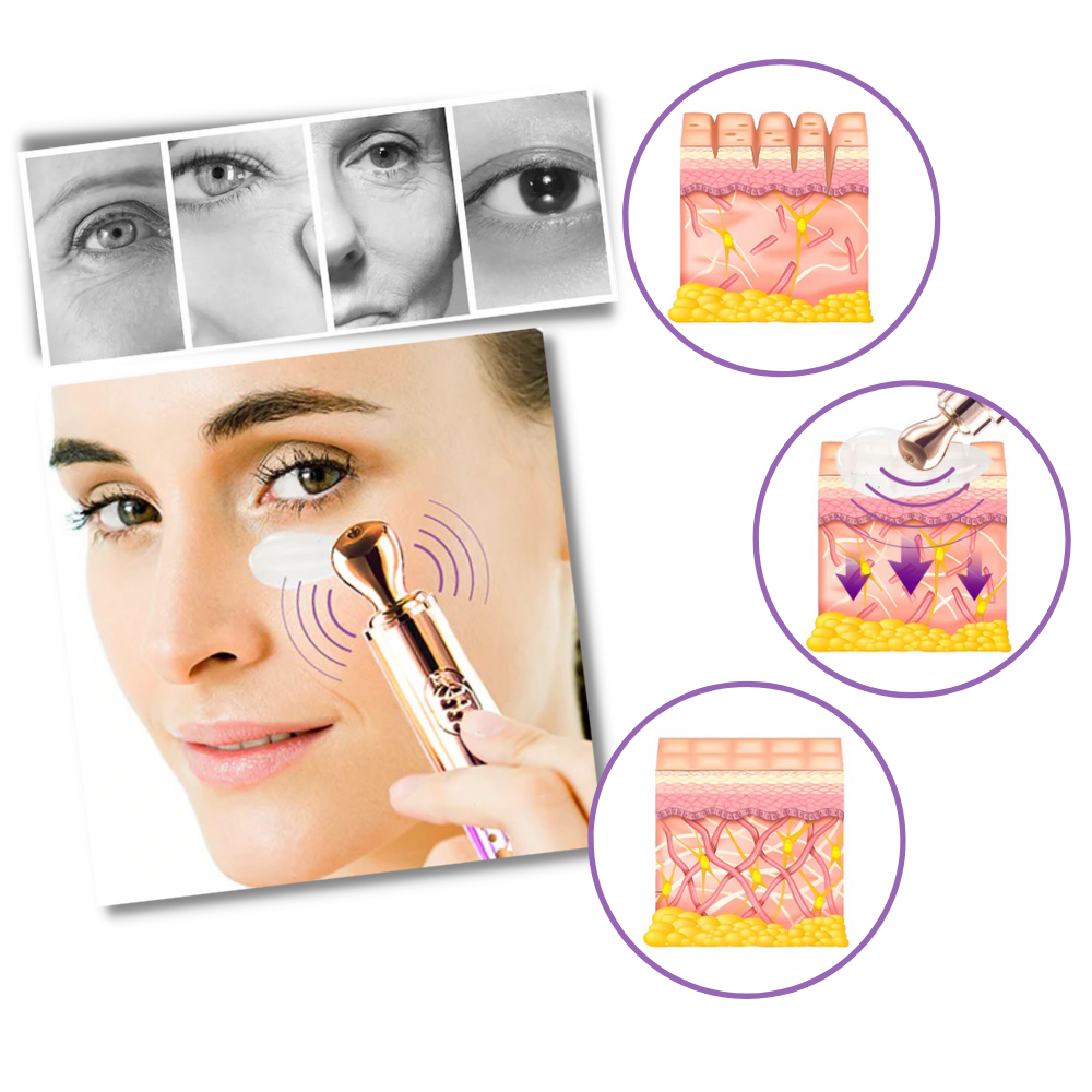 Crème vibrante raffermissante pour les yeux

 - Ozerty