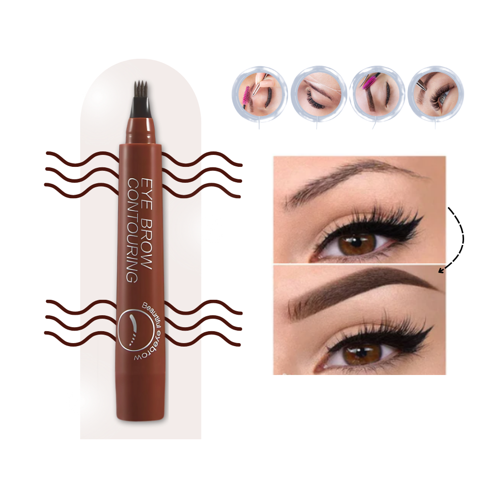 Stylo à sourcils liquide résistant à l'eau - Ozerty