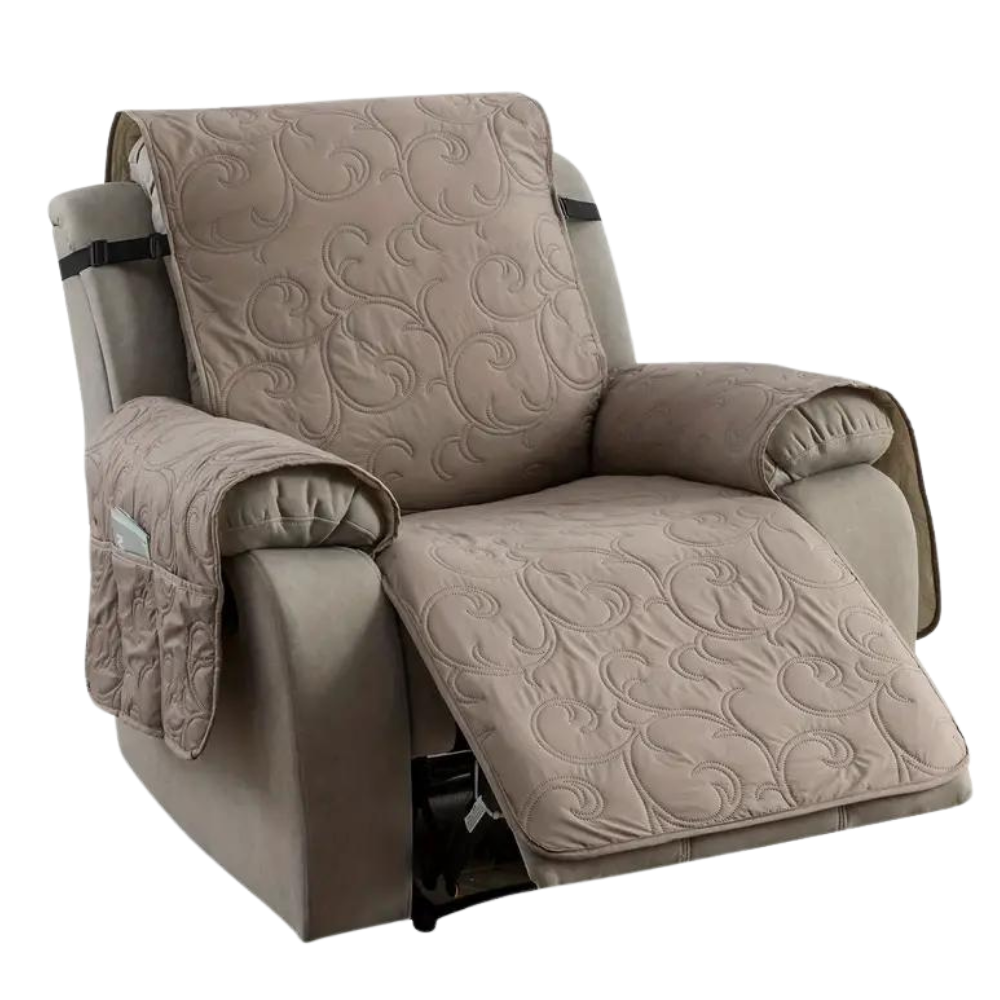 Housse de fauteuil inclinable imperméable

 -Taupe - Ozerty